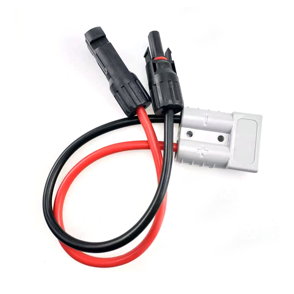 Solar Cable Mc4 Connector - 50A アンダーソンプラグコネクタ用 MC4 ソーラーパネルケーブル Y アダプターコネクタ
