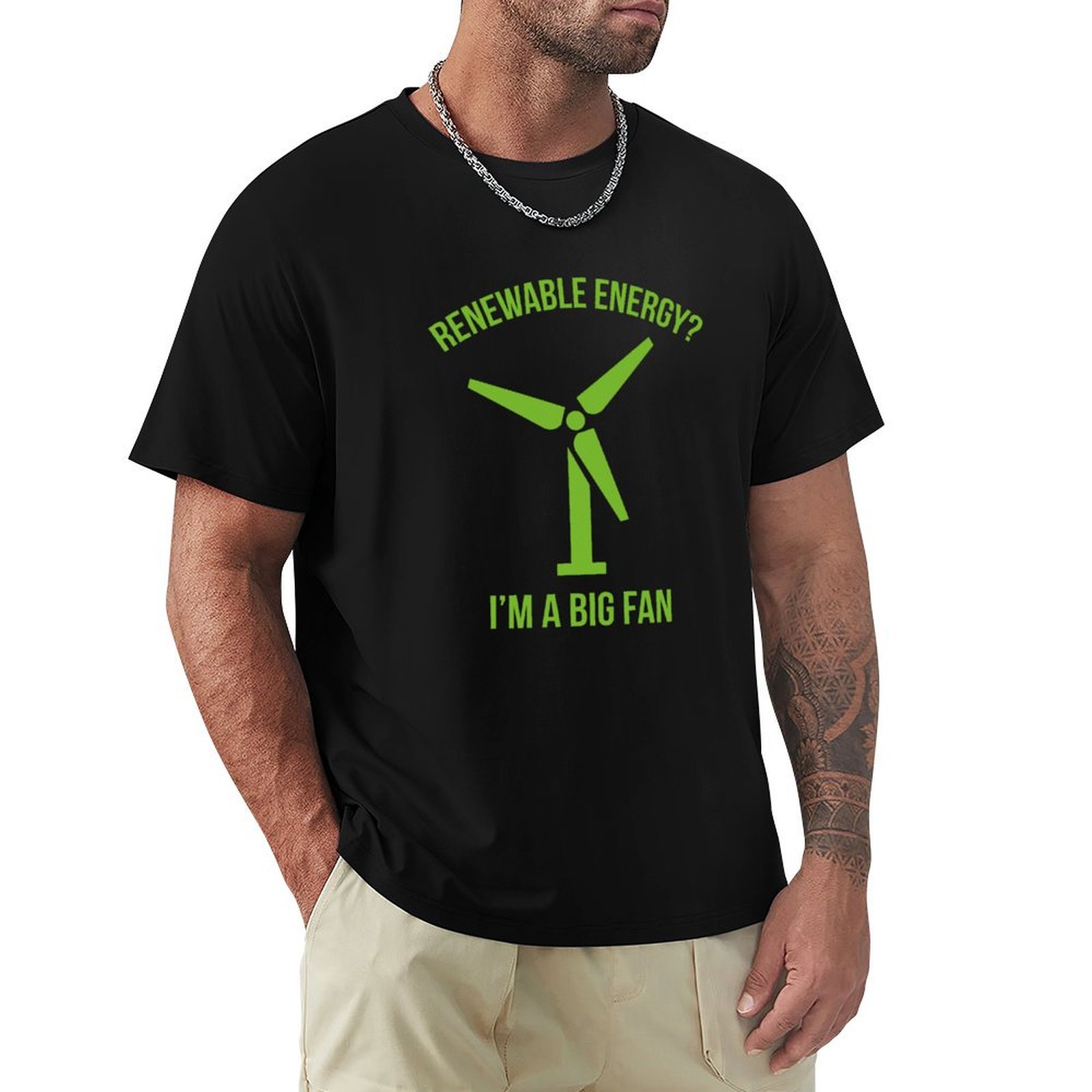 Renewable Energy Work - 再生可能エネルギーTシャツ アウトドア作業用Tシャツ
