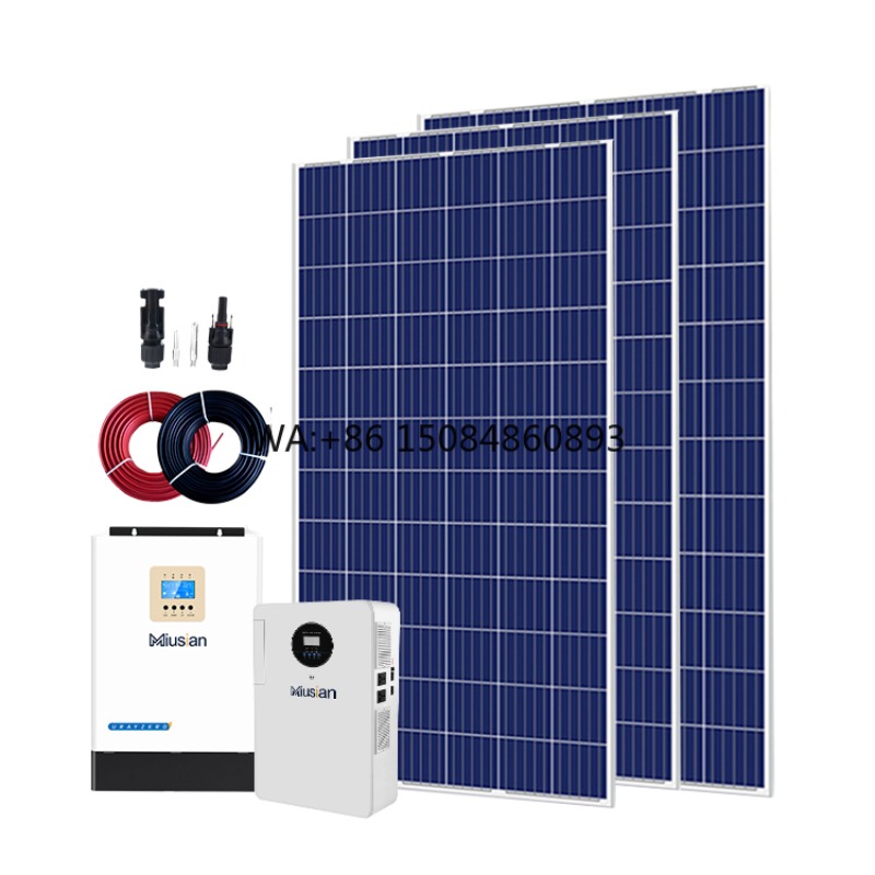 Off Grid Solar Kit - オフグリッドソーラーシステムコンプリートセット、5KW 10KW 15KWフルソーラーパネルキットオフグリッド太陽光発電システムパッケージ