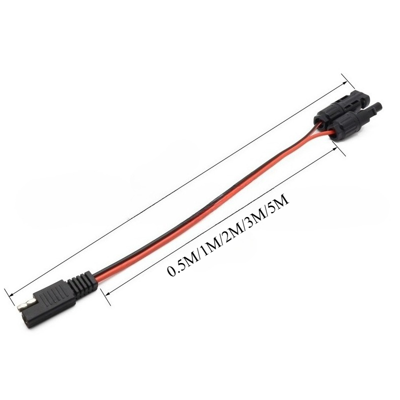 12AWG MC4アダプター拡張ケーブルコネクター、多口プラ - Solar Cable Mc4 Connector のレビューと価格