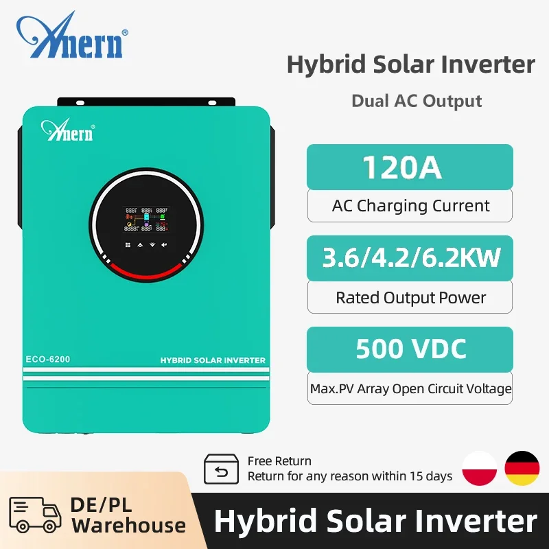 ソーラーオフグリッドインバーターハイブリッド 3600W 4 - Off Grid Solar Kit のレビューと価格