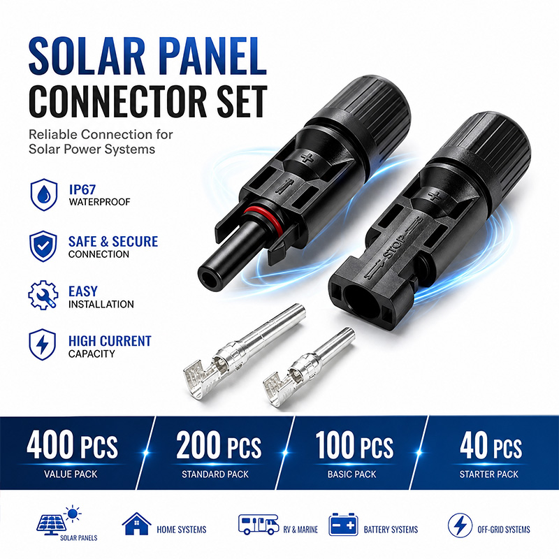 600/400/200/100/40/20 個のソーラーパネ - Solar Cable Mc4 Connector のレビューと価格