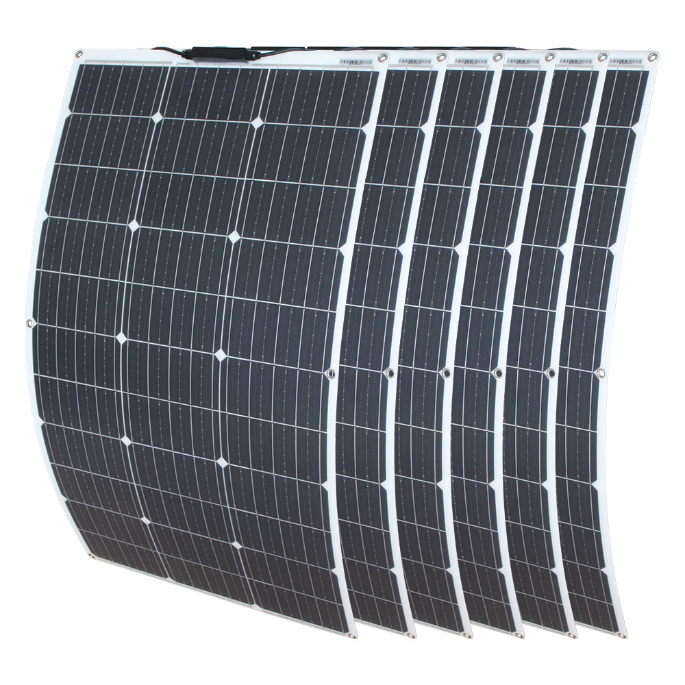 18V 100Wフレキシブルソーラーパネル 200W 300 - Rv Solar Kit 400W のレビューと価格
