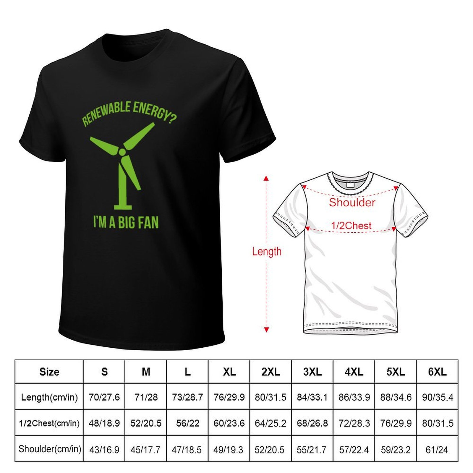 再生可能エネルギーTシャツ アウトドア作業用Tシャツ - Renewable Energy Work のレビューと価格