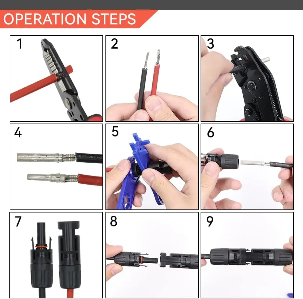 10/20/40/100/200/400個入りソーラーPVコ - Solar Cable Mc4 Connector のレビューと価格